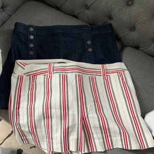 Loft Shorts size 12 -2 pairs